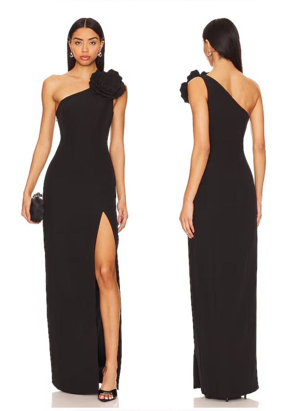 Lovers and Friends Petra Gown in Black Size XXS